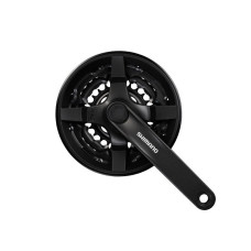 SHIMANO Система FC-TY301, 170мм, 42/34/24T, под квадрат, с защитой, под 6-8 ск., чёр., без уп.