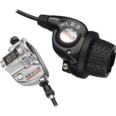 SHIMANO Шифтер задний Nexus SL-3S35E, механизм revo, 3 скорости, трос и оплетка (2550мм), в комплект