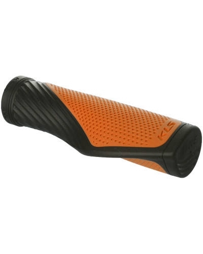 Грипсы KLS WAVE 130/135мм, кратон, оранжевые