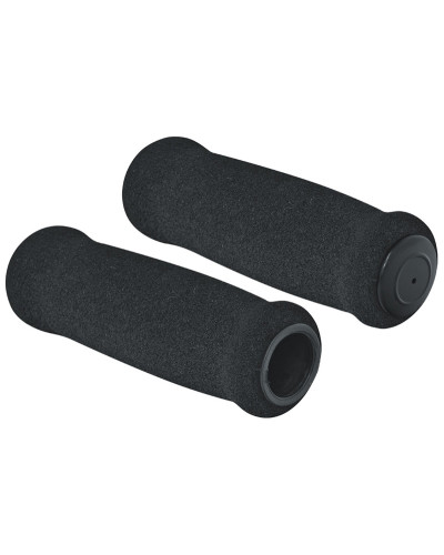 Грипсы KLS FOAM Comfort, 125мм, пластик/неопрен, чёрные