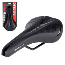 Седло велосипедное MTB COMIRON ROGLIC N776 270X145, Технологии: DW, ED. Верх: PU принтованный глянец