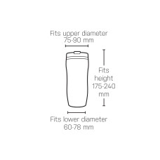 TOPEAK MODULA JAVA CAGE, FOR 12OZ AND 16OZ COFFEE TUMBLER крепленние для стакана