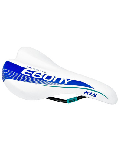 Седло KLS EBONY, 255x153мм, технология zone cut, белое
