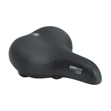 Седло SITYRIDE GEL 260х225мм, гель/пена, амортизация: эластомер, чёрное