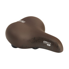 Седло SITYRIDE GEL 260х225мм, гель/пена, амортизация: эластомер, коричневое