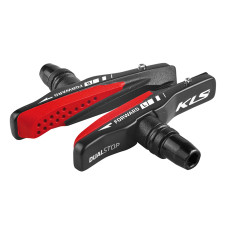 Колодки тормозные для V-brake KLS DUALSTOP V-01, картриджные, 72 мм.