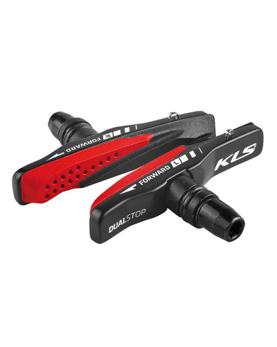 Колодки тормозные для V-brake KLS DUALSTOP V-01, картриджные, 72 мм.