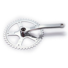 Система шатунов с одной звездой на 44 зуба, под квадрат, длинна шатуна 170 мм. , 9/16", сталь, YP-10