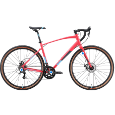 Велосипед Stark'24 Gravel 700.5 D красный/синий, голубой 18"
