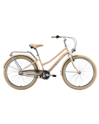 Велосипед Stark'25 Comfort Lady 26 персиковый матовый/Светло-лиловый S/14.5"