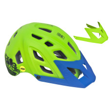 Шлем RAZOR MIPS Lime Green, S/M, 23 отверстия, платформа для камеры, дополнительный козырёк, система