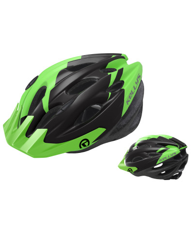 Шлем KELLYS BLAZE для MTB-XC, матовый зелёный, S/M (54-57см). 19 вентиляционных отверстий, система р