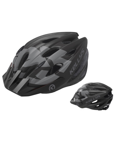 Шлем KELLYS BLAZE для MTB-XC, матовый чёрный, S/M (54-57см). 19 вентиляционных отверстий, система ре