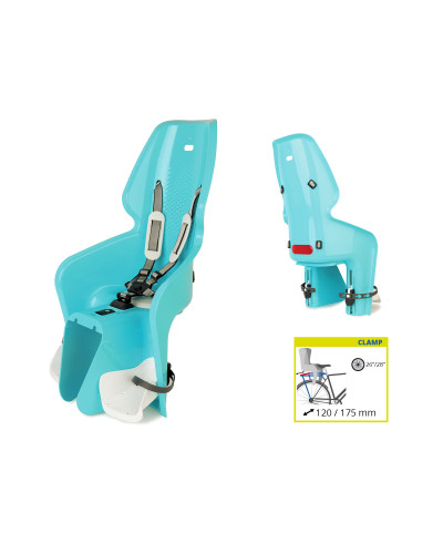 Сидение заднее BELLELLI LOTUS Clamp небесно-голубое для ребёнка весом до 22 кг