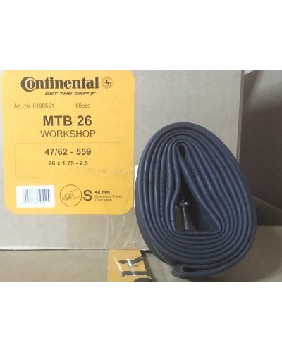 Continental Камера MTB 26-shop, 47-559-> 62-559, S42, без уп.