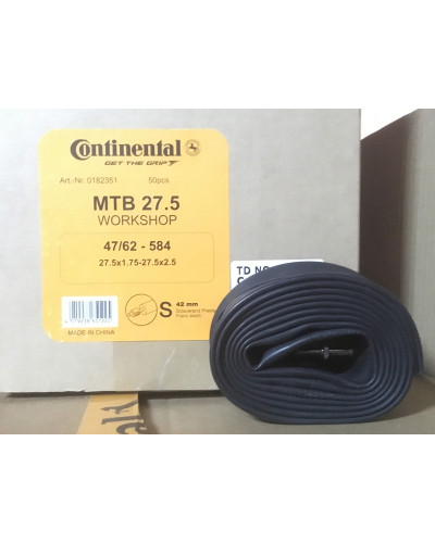 Continental Камера MTB 27.5-shop, 47-584-> 62-584, S42, без уп.