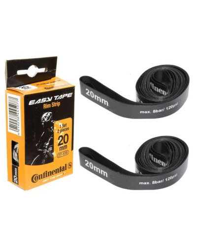 Continental ободная лента Easy Tape Rim Strip (до 116 PSI), чёрная, 20 - 559, 2шт.