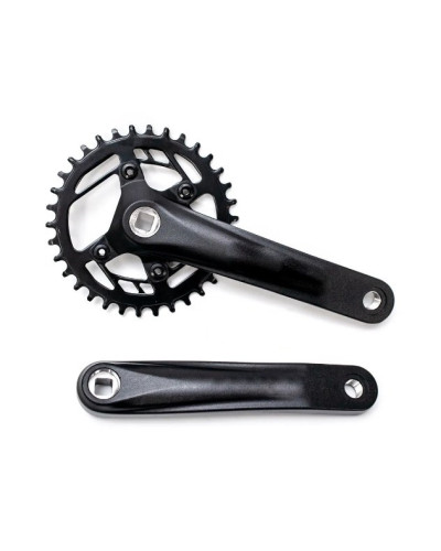 Комплект шатунов (система) PROWHEEL, алюминиевые шатуны 170 мм, SQR, 9/16, Narrow Wide 32T, 76 BCD, 