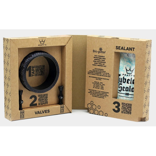Набор для бескамерных покрышек Peaty's Tubeless Conversion Kit XC 25мм