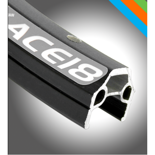 Обод 20" ACE18 ALEXRIMS двойной усиленный 32 отверстия черный