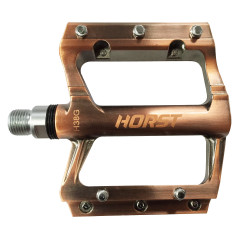 Педали для велосипеда алюминиевые на промподшипниках широкие Horst H38G