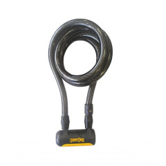 Замок для велосипеда 185см х 15мм ONGUARD Revolver Coil Key.