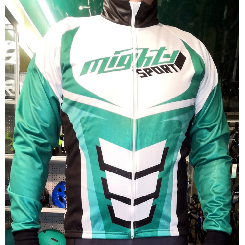 Велоодежда термокуртка теплая, осенне-зимняя