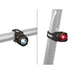 Набор фонарей  Author SPARK AL черный корпус