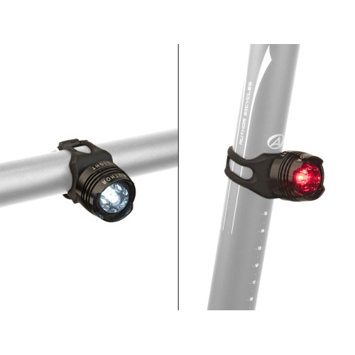 Набор фонарей  Author SPARK AL черный корпус