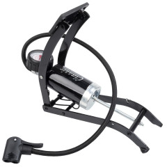 Насос ножной сталь складной c манометром Horst