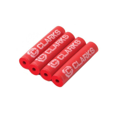 Защита рамы от трения рубашек резиновые трубочки 40мм 4шт. красные CLARK`S