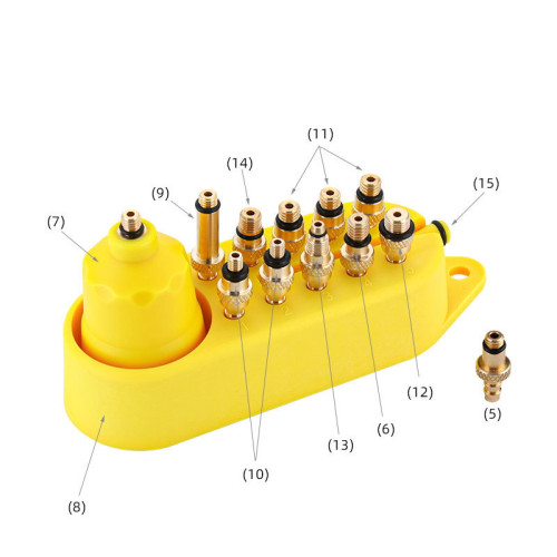 Набор для прокачки гидравлических тормозов велосипеда  универсальный
