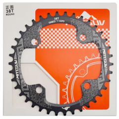 Звезда  Narrow Wide 38T BCD104мм,  штампованная  AL7075. Чёрная.