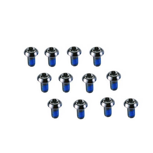 Болты для для крепления тормозного ротора велосипеда, серебристые 12шт.