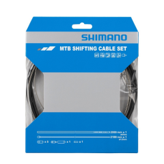 Комплект трос+оплетка Shimano для заднего переключателя и рубашка  MTB или шоссе