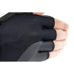 Перчатки CUBE Comfort Short Finger, черно-серые