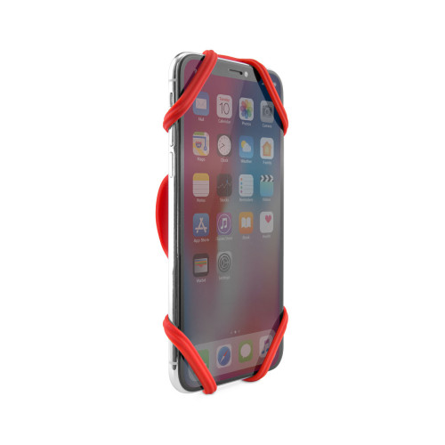 Держатель для смартфона силиконовый на руль Bike Tie 2 красный BONE                                            