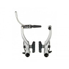 Тормоз v-br Shimano Alivio, T4000, передний, колодки S65T,  EBRT4000FX43SSP