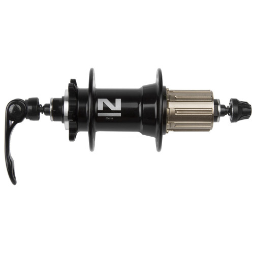 Втулка задняя Novatec, 32 отверстия, 6 болтов 4 промподшипника, черная