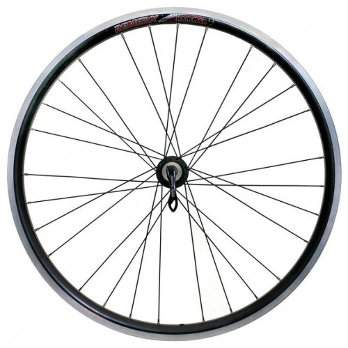 Колесо 20" обод двойной, V-Brake, трещетка, заднее, серебристое