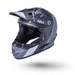Шлем Full Face Downhill Kali Zoka, матовый, черно серый