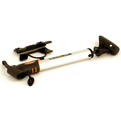 Велосипедный насос AAP Twin 2 овальный 2 головки Т-ручка серебристый AUTHOR