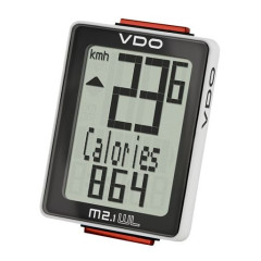 Велокомпьютер VDO M2.1WL 10 ф-ций беспроводной 3-строчный дисплей черно-белый