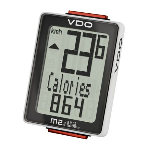 Велокомпьютер VDO M2.1WL 10 ф-ций беспроводной 3-строчный дисплей черно-белый