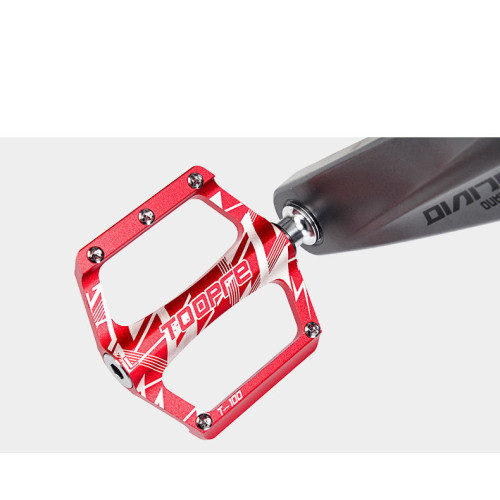 Педали для велосипеда на промподшипниках TPR красные