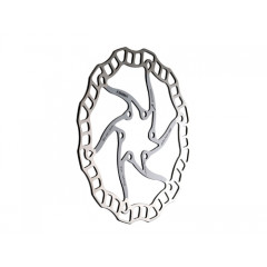 Тормозной диск Ashima ARO-08, 160мм, 6 болтов