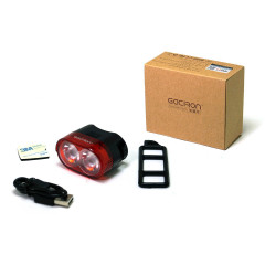 Фонарь для велосипеда задний GACIRON W09 Li-Pol АКБ