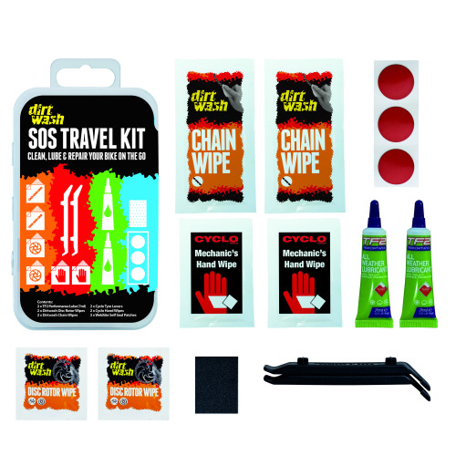 Аптечка Weldtite, 3 самоклейки + смазки + салфетки + 2 монтировки