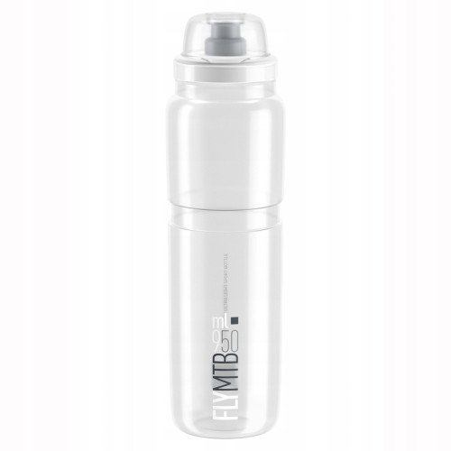 Вело фляга Elite Fly прозрачная, защитный колпак, 950 ml EL0160901