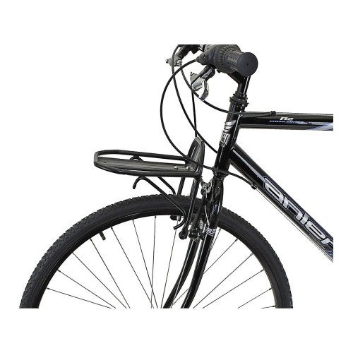 Багажник передний 24-28" до 5кг крепление к V-брейк черный